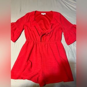 Red Boutique Romper